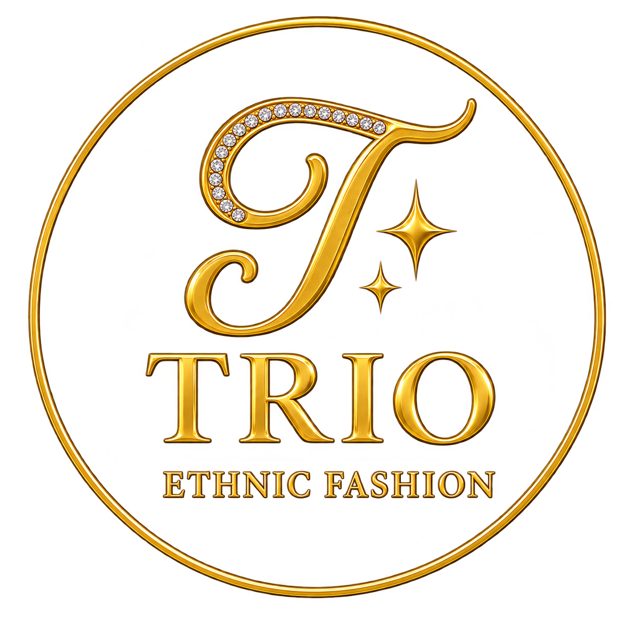 Trio Ethnic Fashion Logo